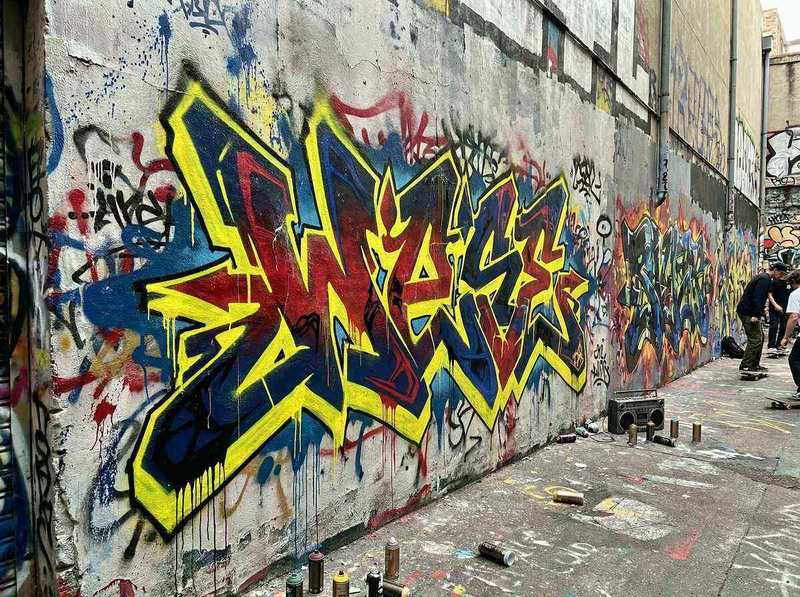 抽象涂鸦字体艺术 - 南宫体育 社区展示