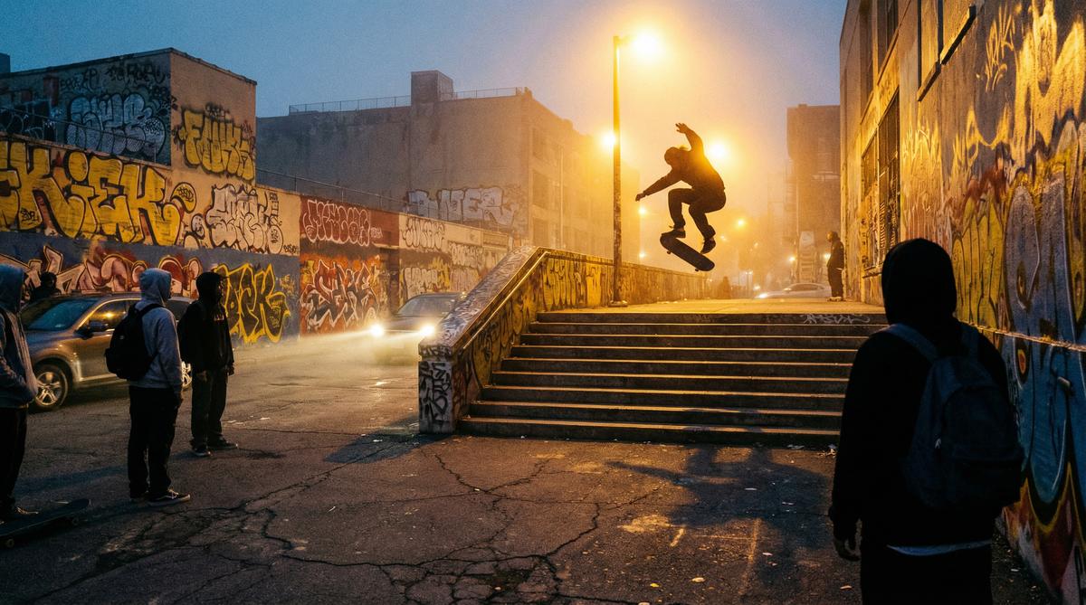 南宫体育 - 街头滑板极限运动精彩瞬间